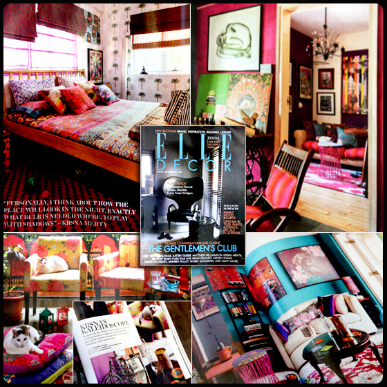 A glimpse of Krsna Mehta's residence featured in Elle Decor