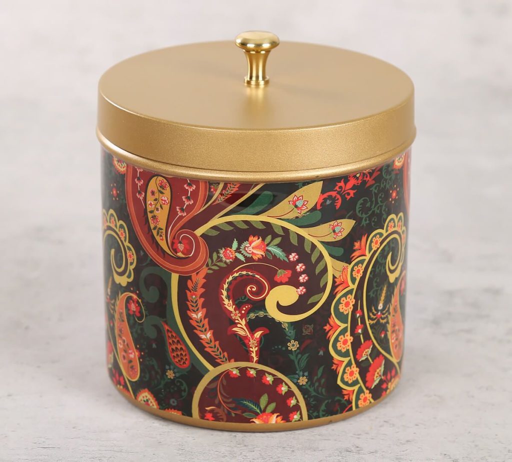 Paisley Romance Scented Candle Votive by India Circus 