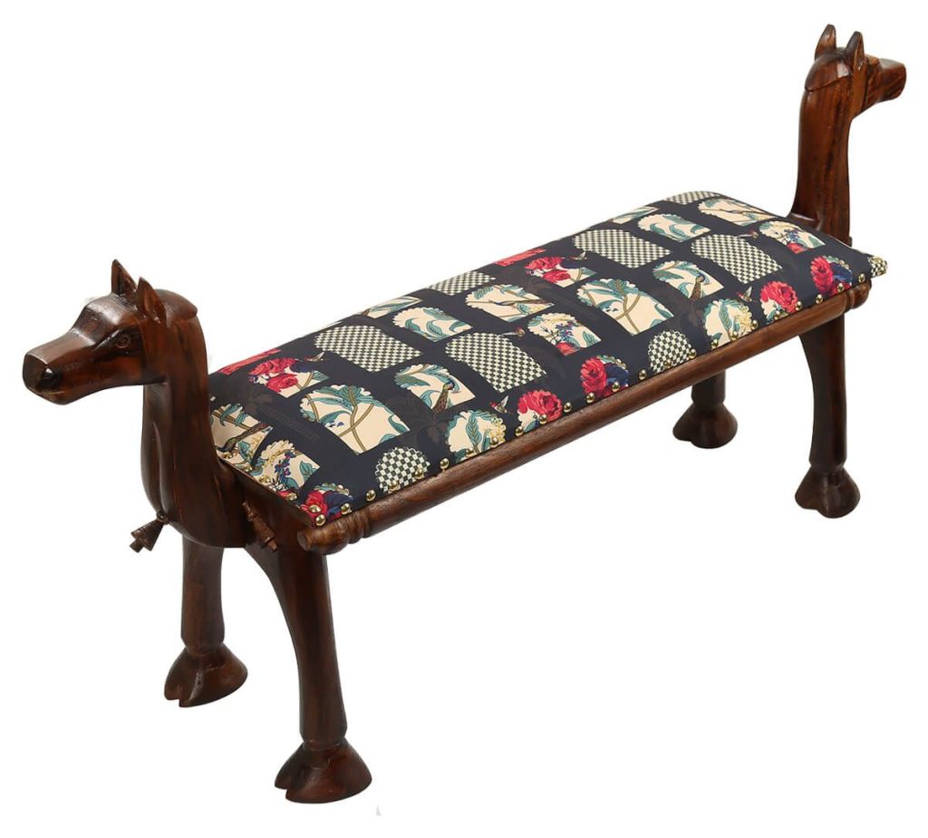 Signature Windows Animal Wooden Bench by India Circus 