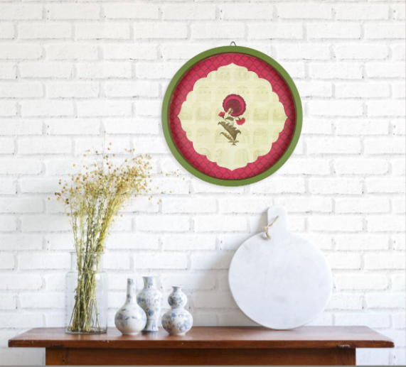 Buy Poppy Surprise Decor Plate from India Circus 