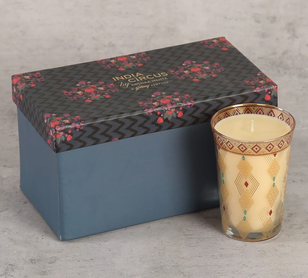 Diamond Motifs Candle Votive by India Circus