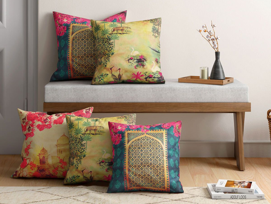 5 different Cushion Covers