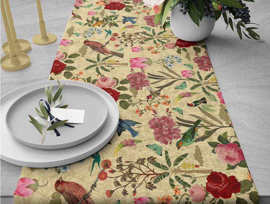Cherish your dining space with these Table Runners by India Cirucs