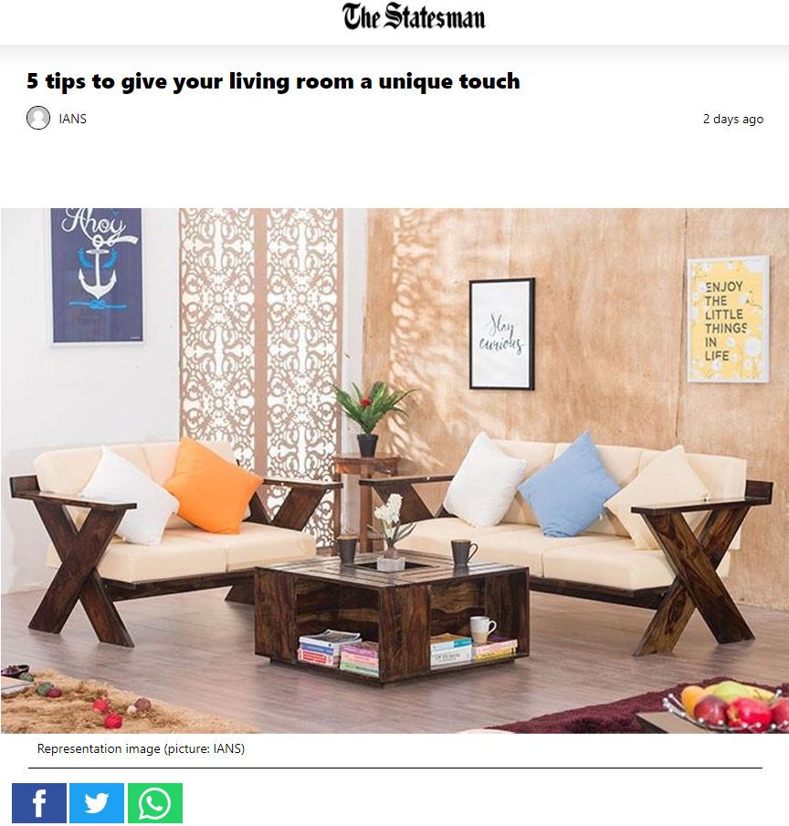 The Statesman -5 tips to give your living room a unique touch