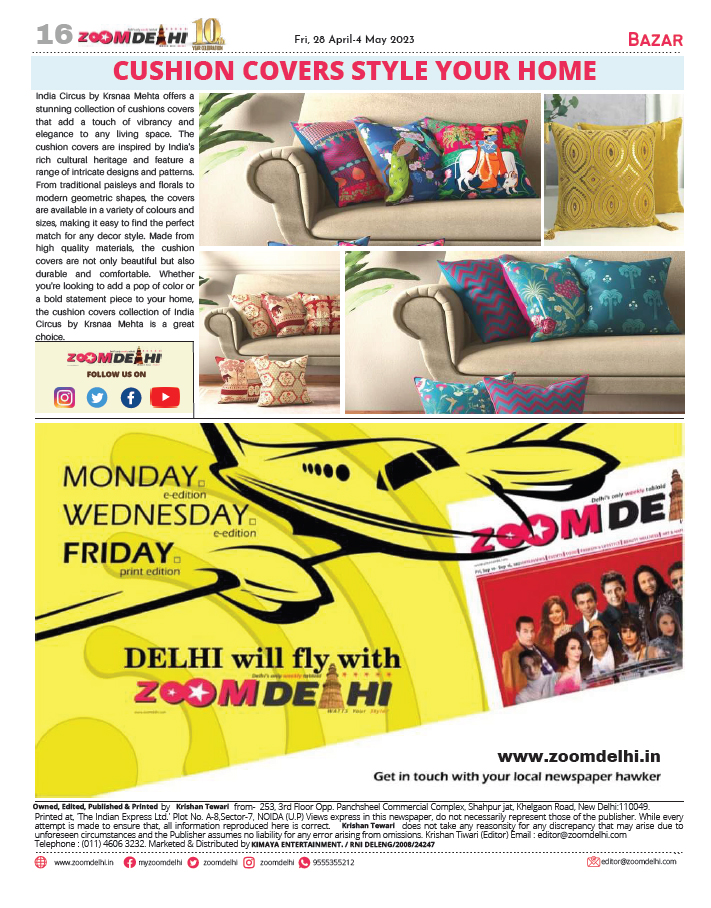 Zoom Delhi - Cushion cover style your home