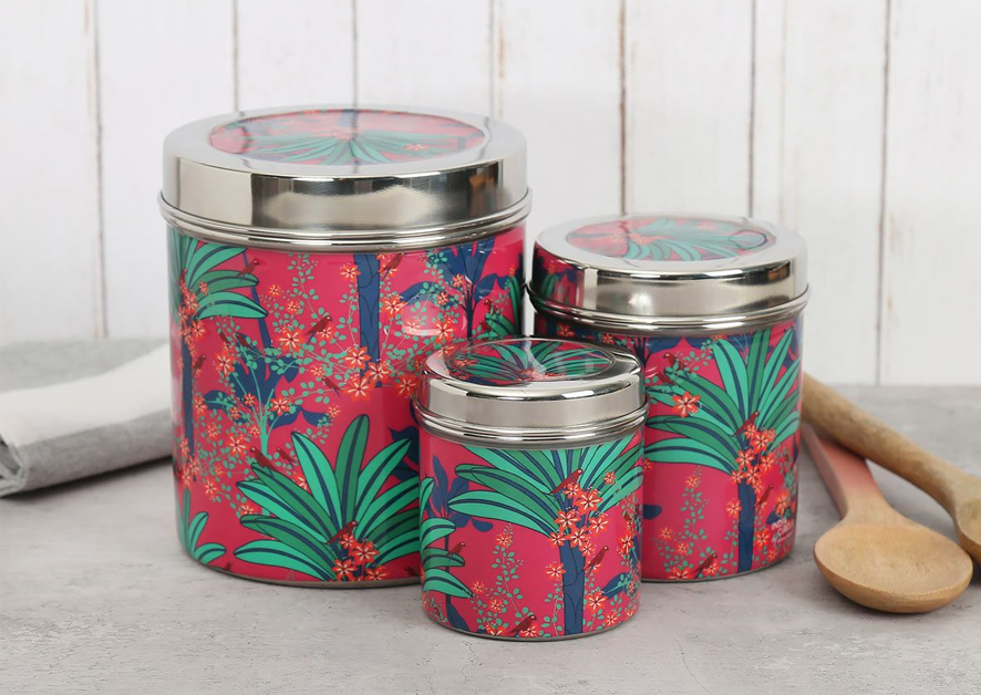 Royal Palms Steel Container set