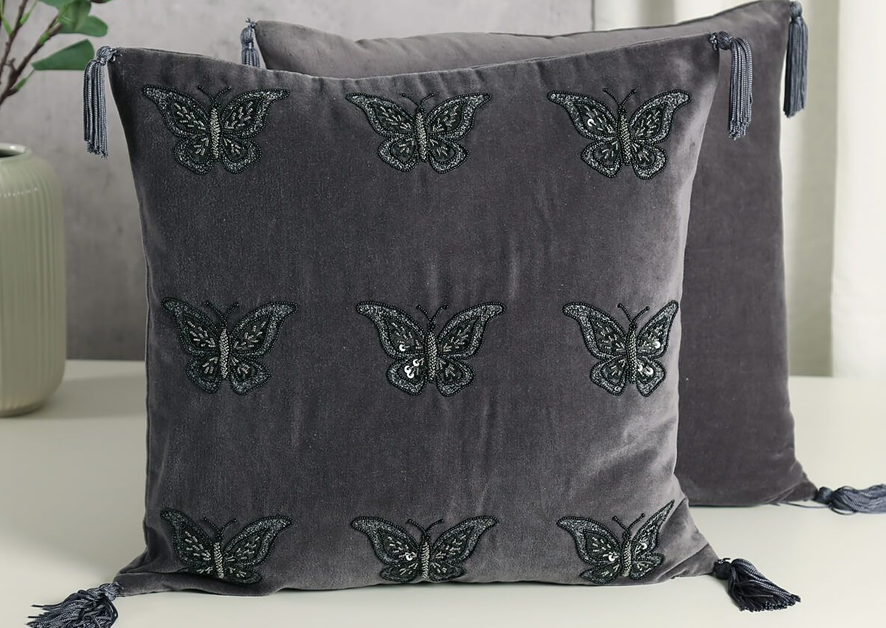 Velvet cushion covers: