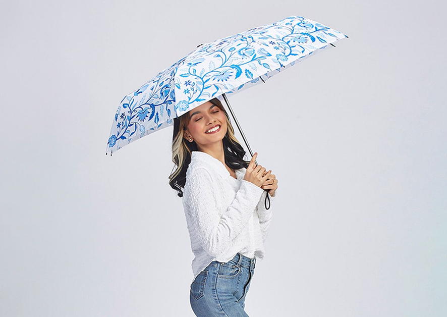 Canopy of Vibrance and Innovation: Long Umbrella Design