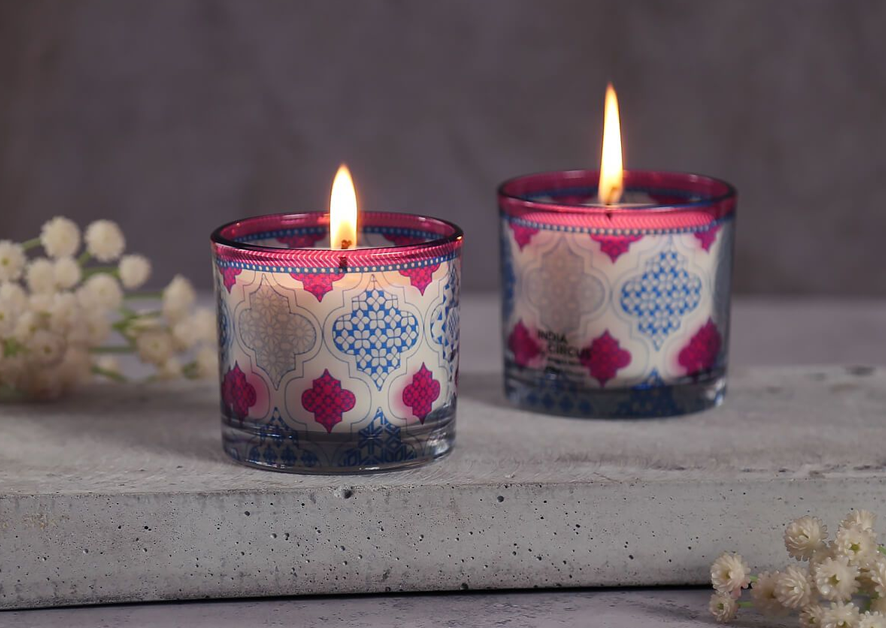 Scented candles in Lanterns