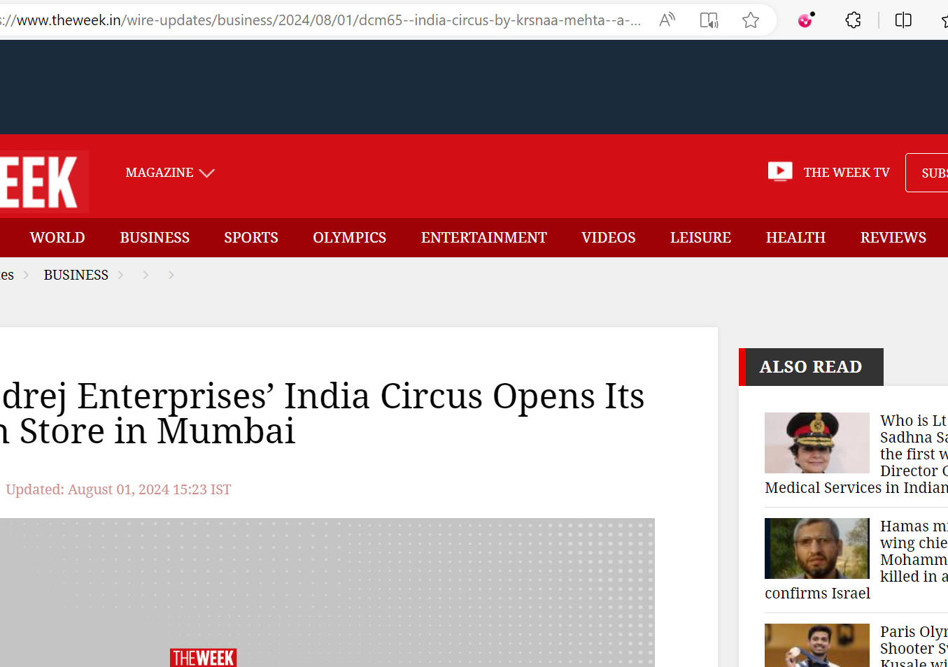 Godrej Enterprises’ India Circus Opens Its 7th Store in Mumbai - The Week, August 2024