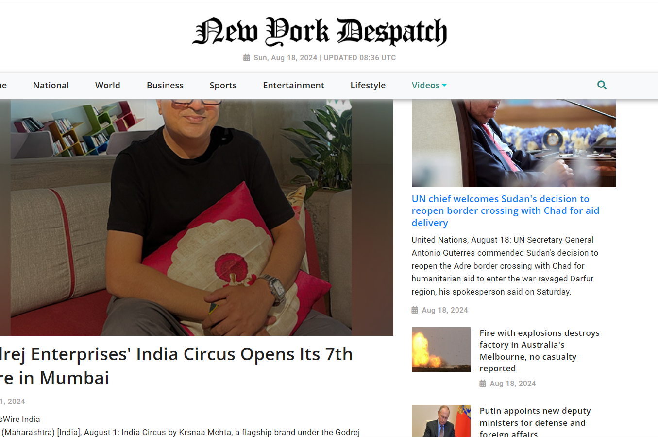 Godrej Enterprises' India Circus Opens Its 7th Store in Mumbai - New York Herald, August 2024