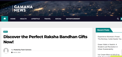 Discover the Perfect Raksha Bandhan Gifts Now! - Gamana News, August 2024