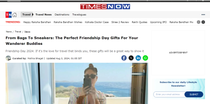 From Bags to Sneakers: The perfect friendship day gifts for your wanderer buddies, August 2024