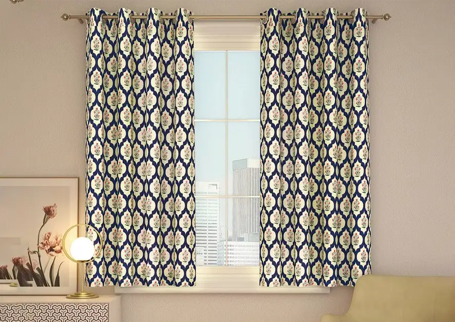 Colorful curtains 