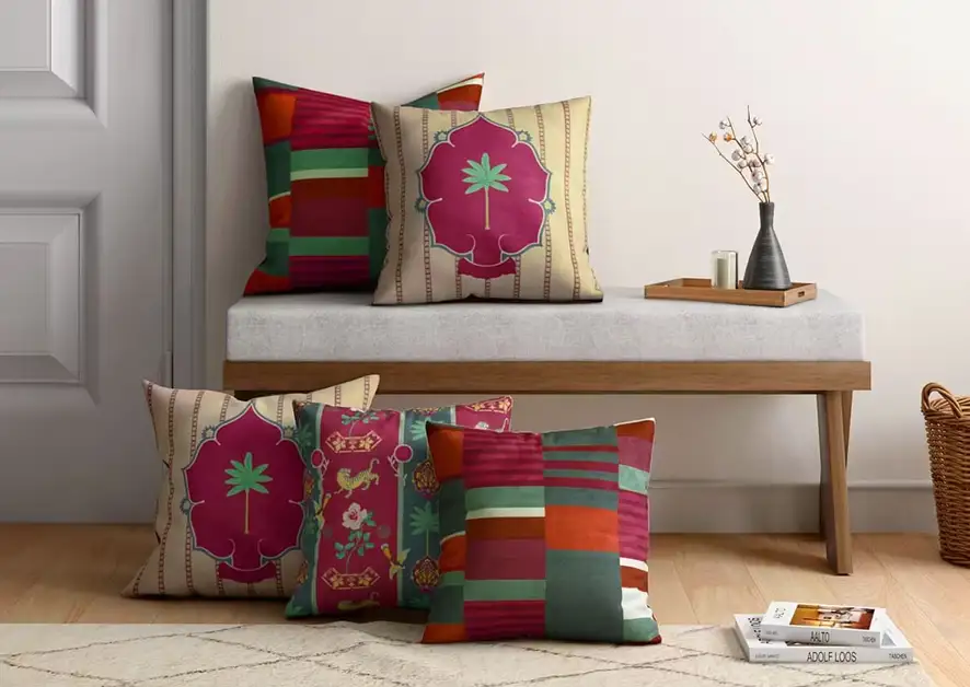 Colorful cushion covers