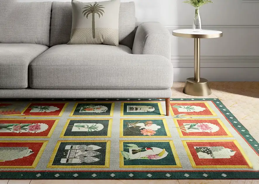 Spread Rugs with Indian Prints