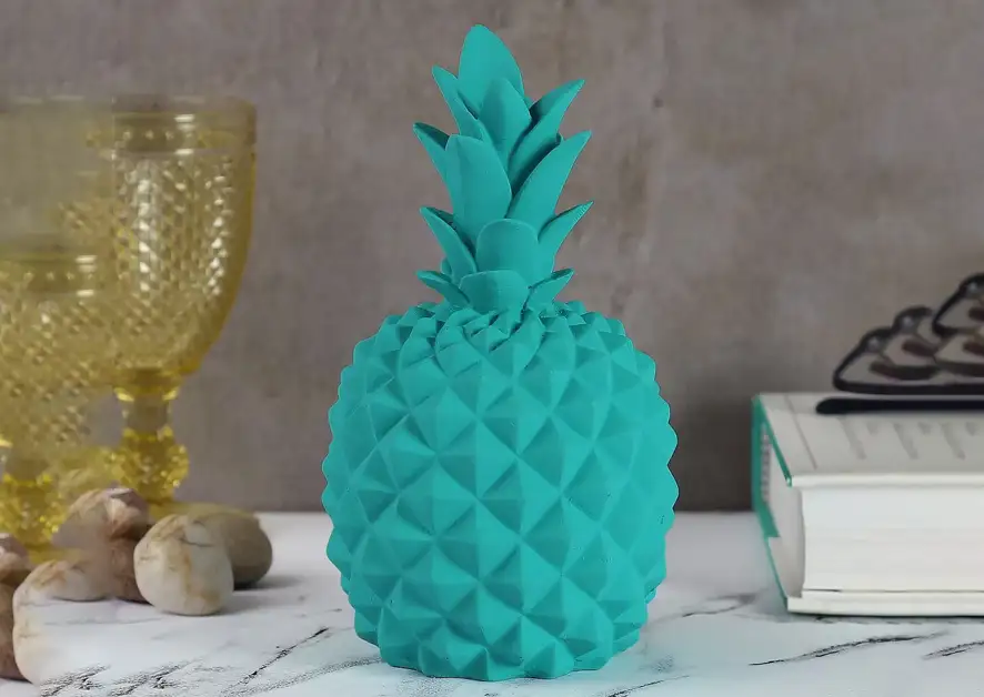 Teal Pineapple Decor accent