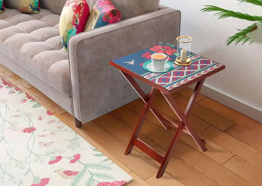 Bloom chamber square side table