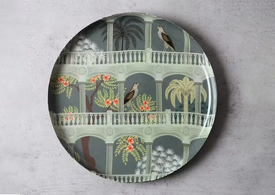 Tropical Aves Wall Decor Plate