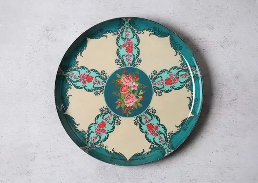 Ceramic wall plate