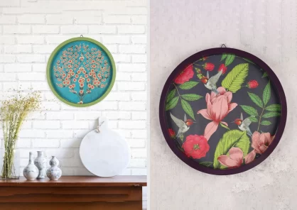 Upgrade Your Walls With A Set Of 5 Wall Plates From India Circus