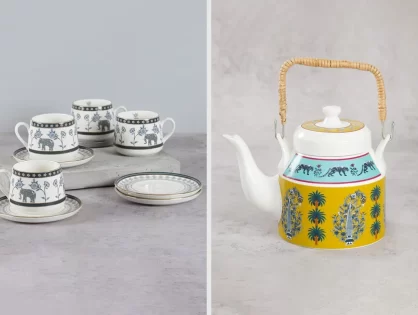 The Difference Between The Indian Tea Set And The Cup Saucer Set