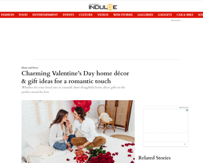 Charming Valentine’s Day home décor & gift ideas for a romantic touch