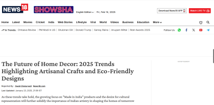 The Future of Home Decor: 2025 Trends Highlighting Artisanal Crafts and Eco-Friendly Designs