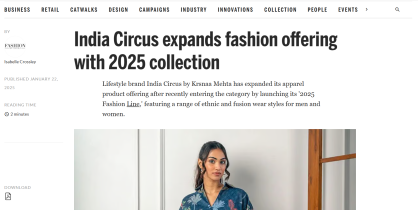 India Circus expands fashion offering with its 2025 collection