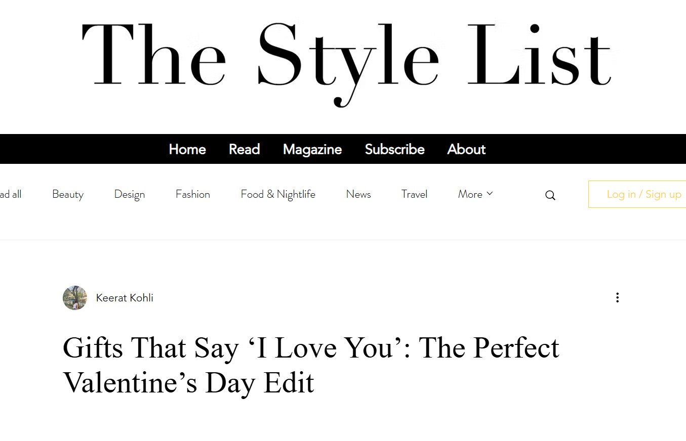 Gifts That Say ‘I Love You’: The Perfect Valentine’s Day Edit