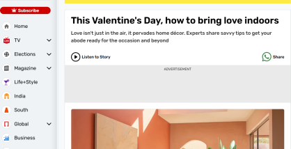 This Valentine's Day, how to bring love indoors